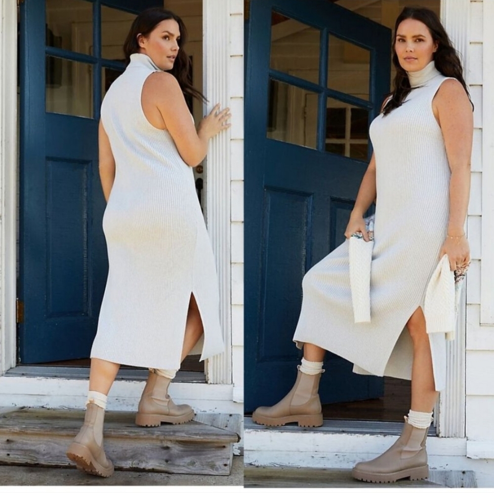 Anthropologie (daily practice) Ribbed Sweater dress